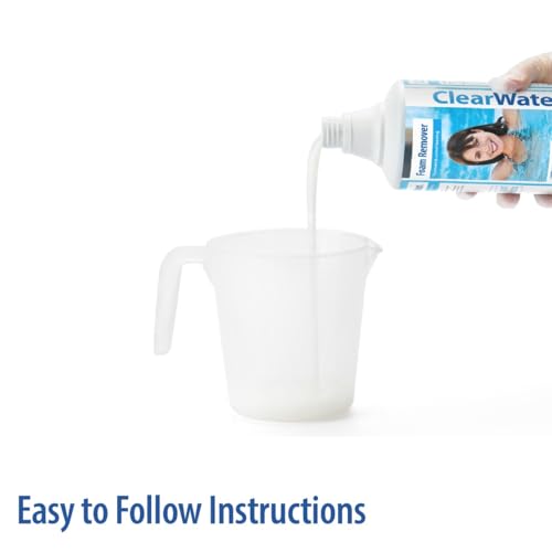 Detalle de Clearwater Foam Remover Anti-Foam 1L for Hot Tubs, Spas & Pools