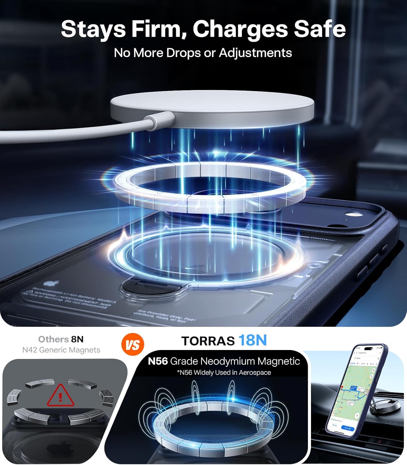 Thumbnail 4 de TORRAS Q3 Spin iPhone 17 Pro Max case with 360° stand