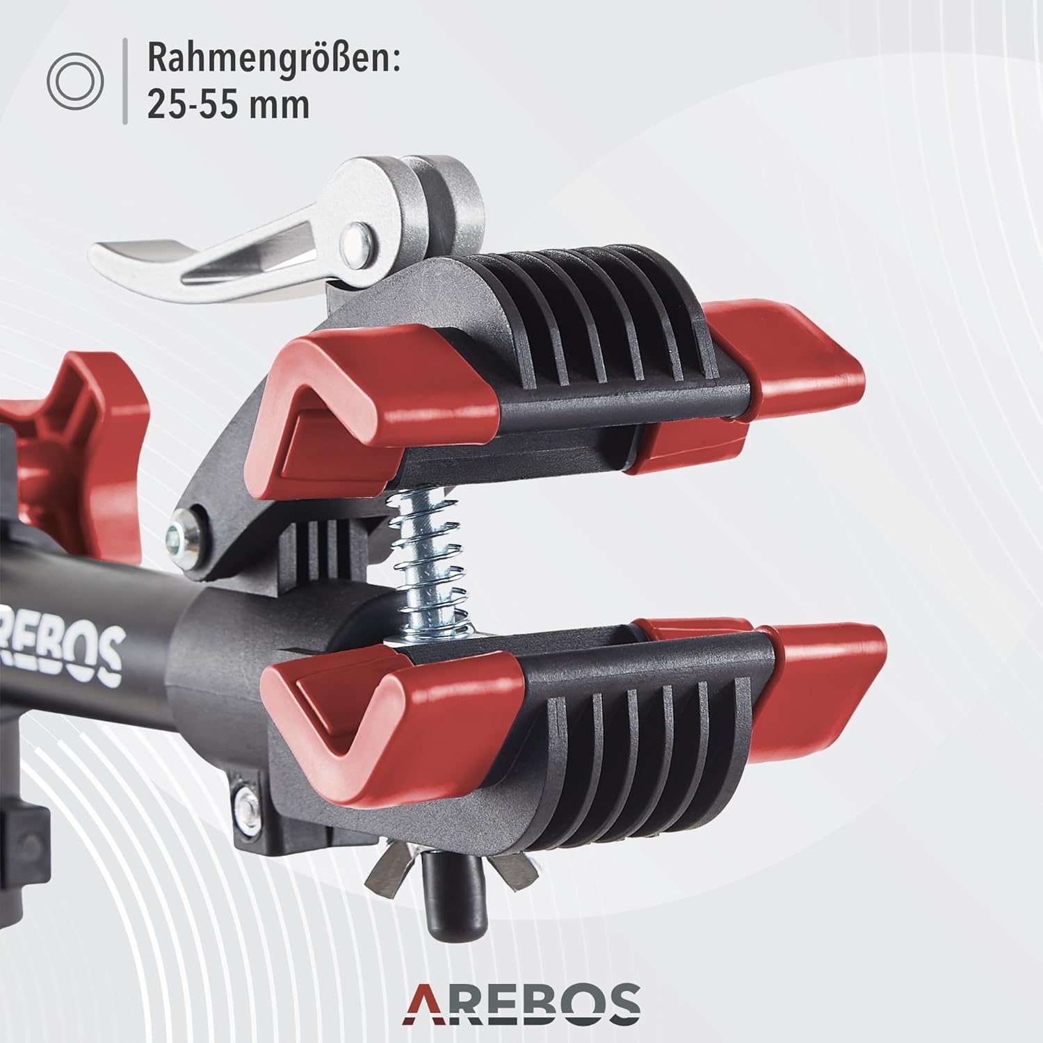 Detalle 2 de Arebos Fahrrad-Montageständer mit Tasche – 360° drehbar, belastbar bis 30 kg