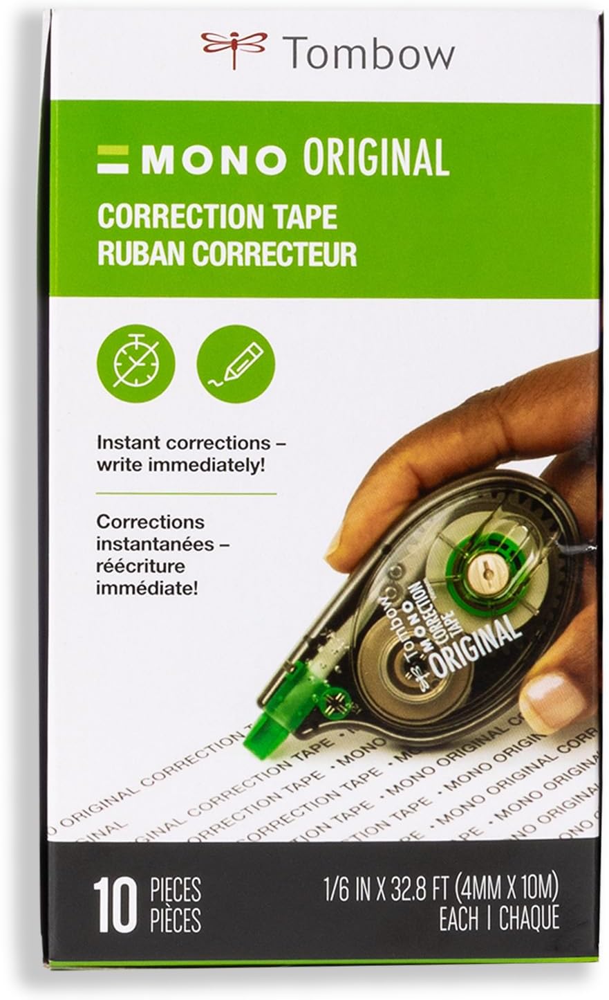 Detalle 2 de Tombow Correction Tape, 10-Pack