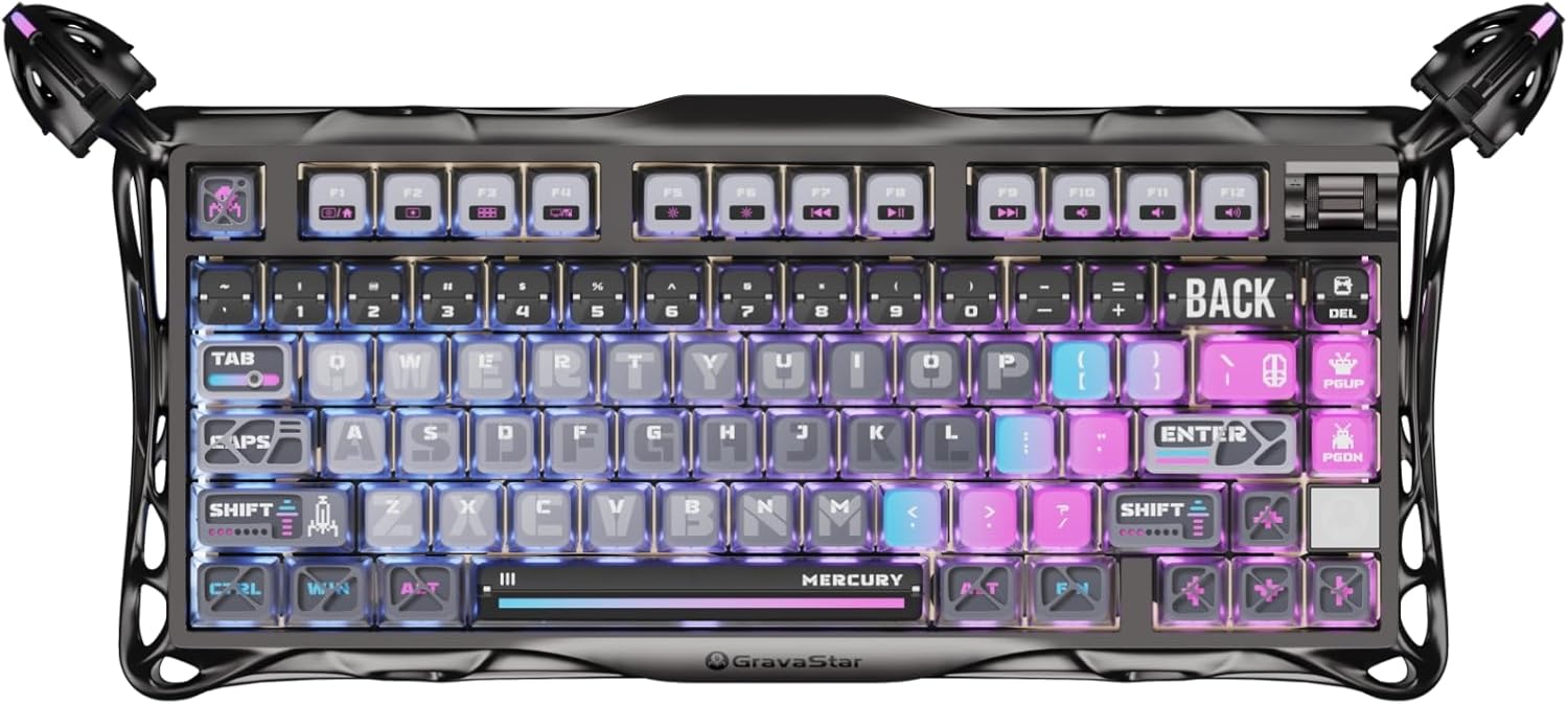 GravaStar Mercury K1 Pro tastiera meccanica wireless 75% ⌨