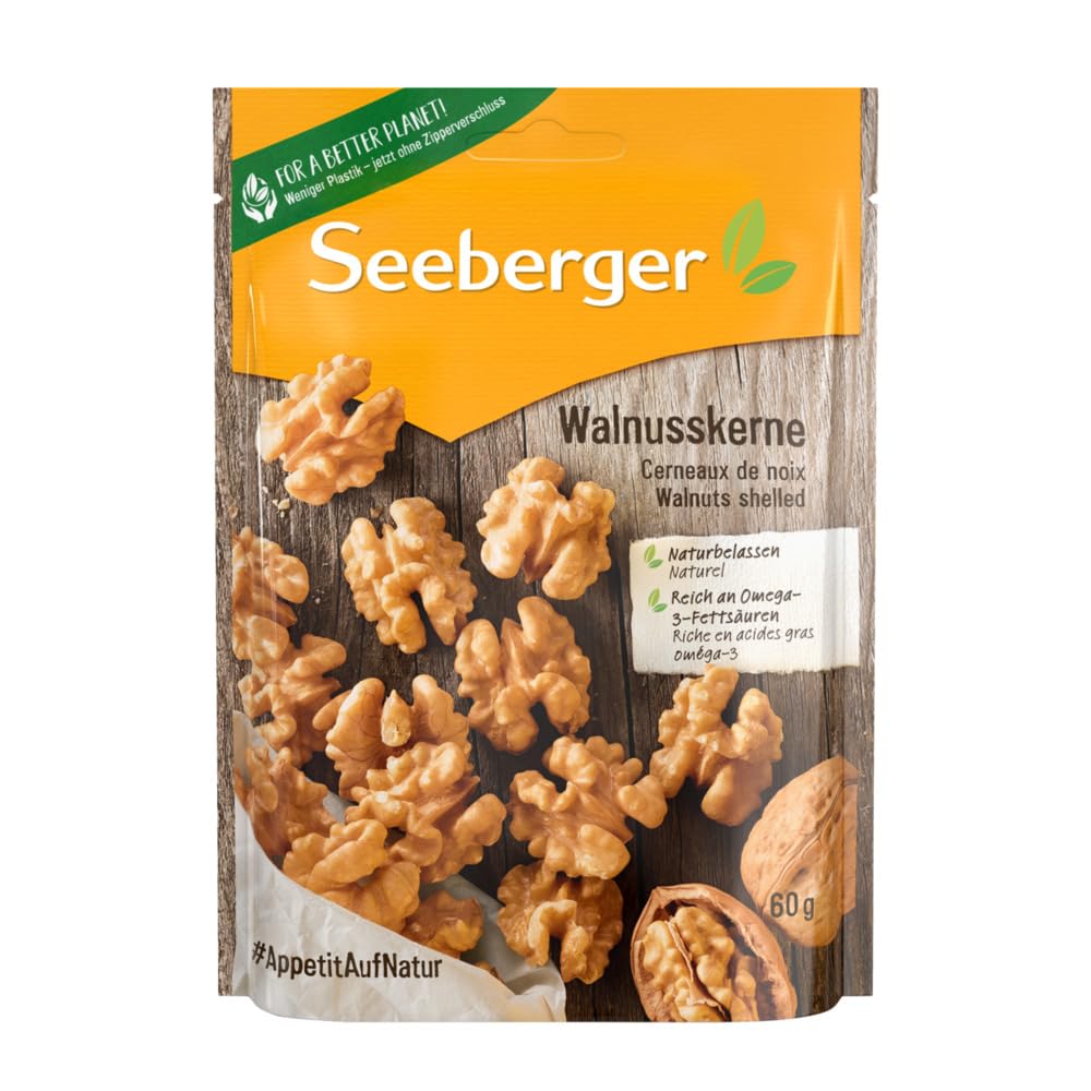 Thumbnail 4 de Seeberger Walnusskerne ohne Schale (1 x 500 g) – vegan, ohne Zusatzstoffe, ideal als Snack
