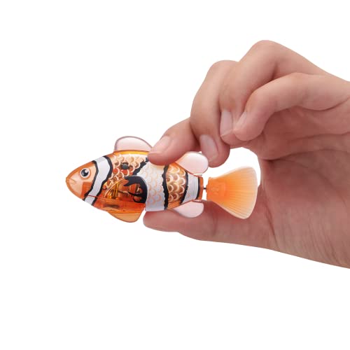 Detalle de Pez Robótico Nadador Robo Fish Series 3 de ZURU (Naranja y Verde Azulado) — ROBO ALIVE