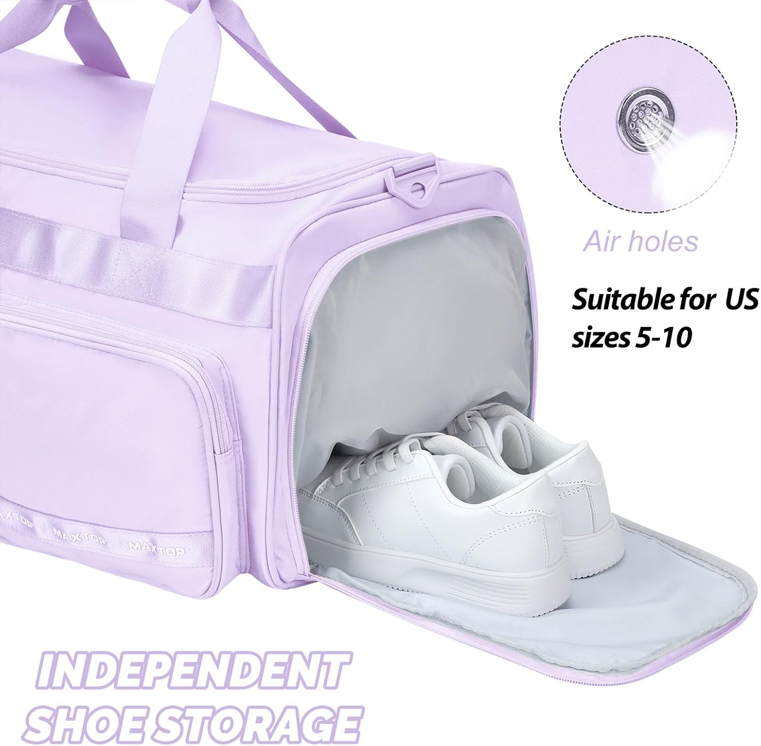 Detalle de MAXTOP Small Gym Duffel 15 × 7.5 × 9 in