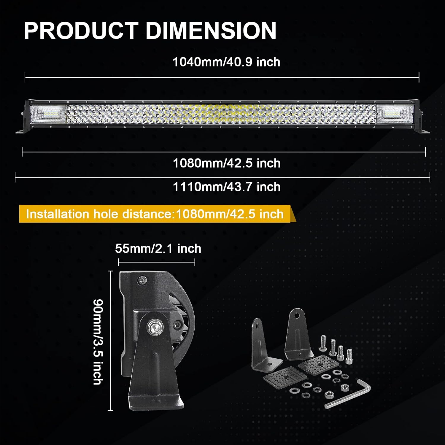 Detalle 2 de Willpower LED light bar 42 inch