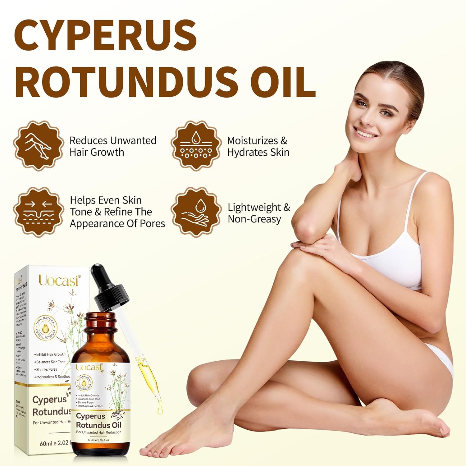 Detalle 2 de Uocasi Cyperus Rotundus Oil 2.02 Oz