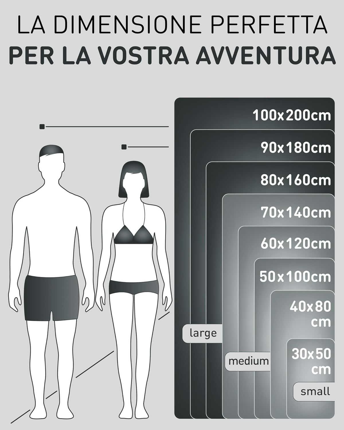 Detalle 2 de Fit-Flip asciugamano microfibra leggero