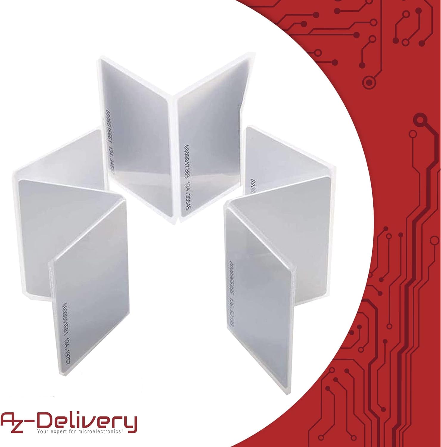 Thumbnail 3 de AZDelivery Lot de 30 cartes RFID 125 kHz compatibles EM4100 (blanches, numérotées)