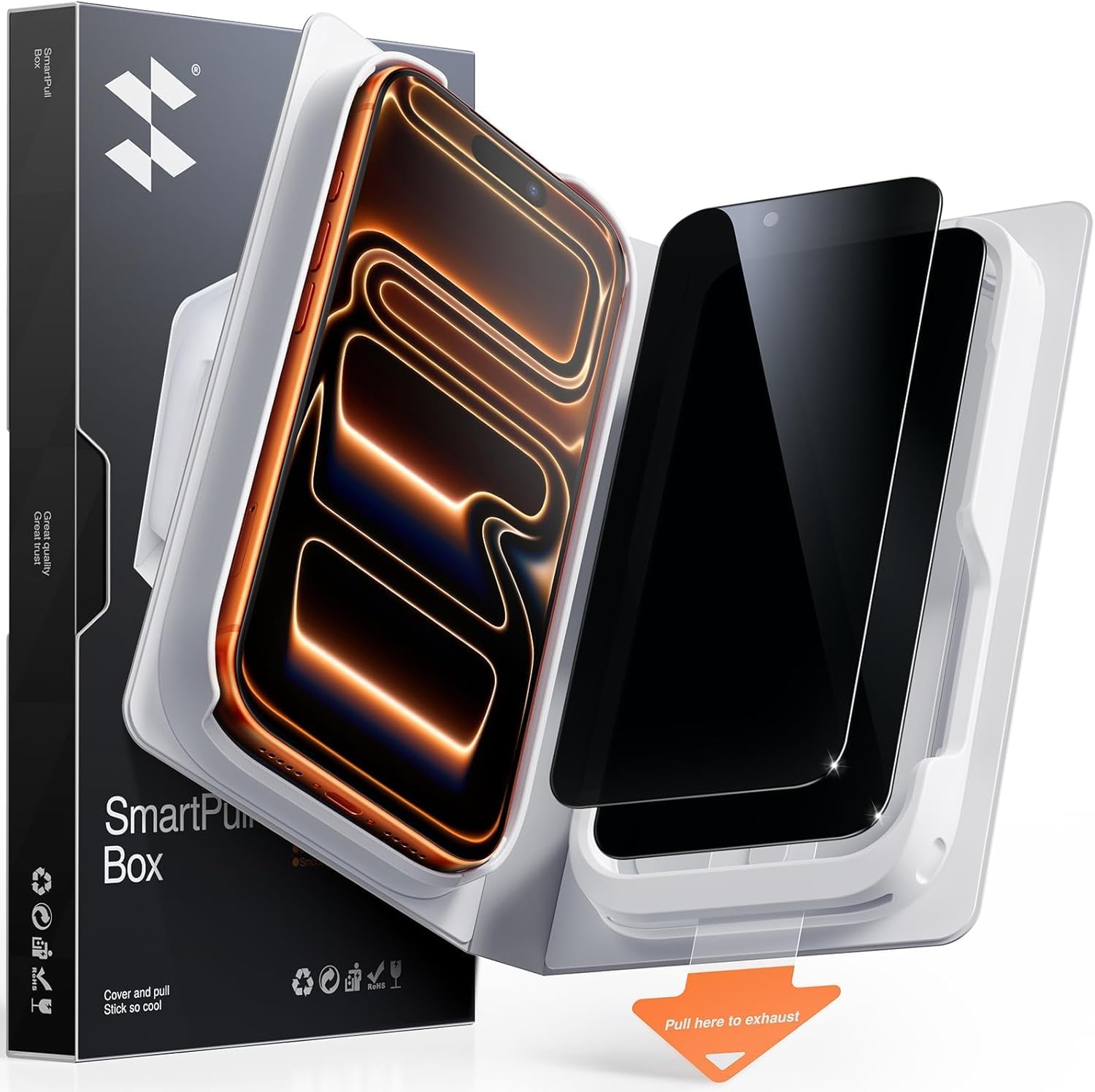 Imagen de SMARTDEVIL 2 Pack Privacy Screen Protector for iPhone 17 Pro Max - Anti-Spy en OfertitasTOP