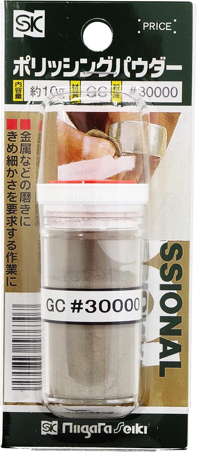 Detalle de 新潟精機 SK ポリッシングパウダー GC#30000 研磨材|炭化ケイ素・エクストラファイン