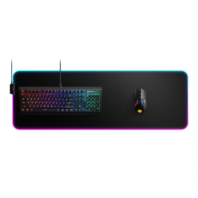 Thumbnail 1 de SteelSeries QcK Prism XL alfombrilla gaming RGB