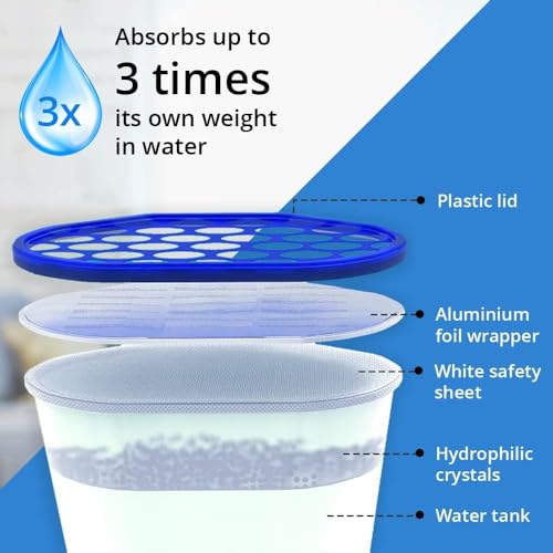 Thumbnail 1 de BARGAIN FACTORY 500ml Dehumidifier Pack of 25 – Compact Absorbers for Damp, Mould & Moisture