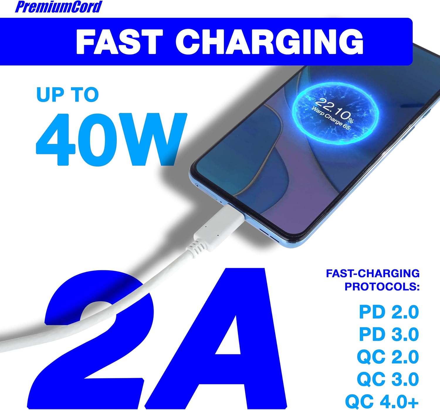 Thumbnail 5 de PremiumCord USB-C 3.2 Gen 1 Kabel (1 m) – USB-C zu USB-C, 5 Gbit/s, 40 W