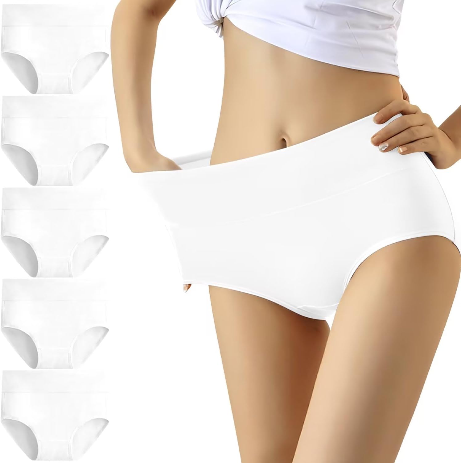 Detalle de YouShow Damen Unterhosen 5er Pack Baumwolle