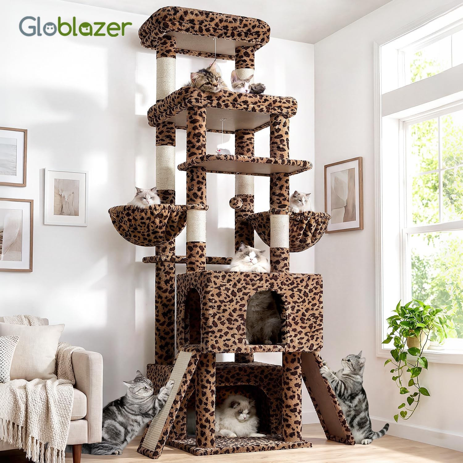Thumbnail 6 de Globlazer Cat Tree, 78-Inch