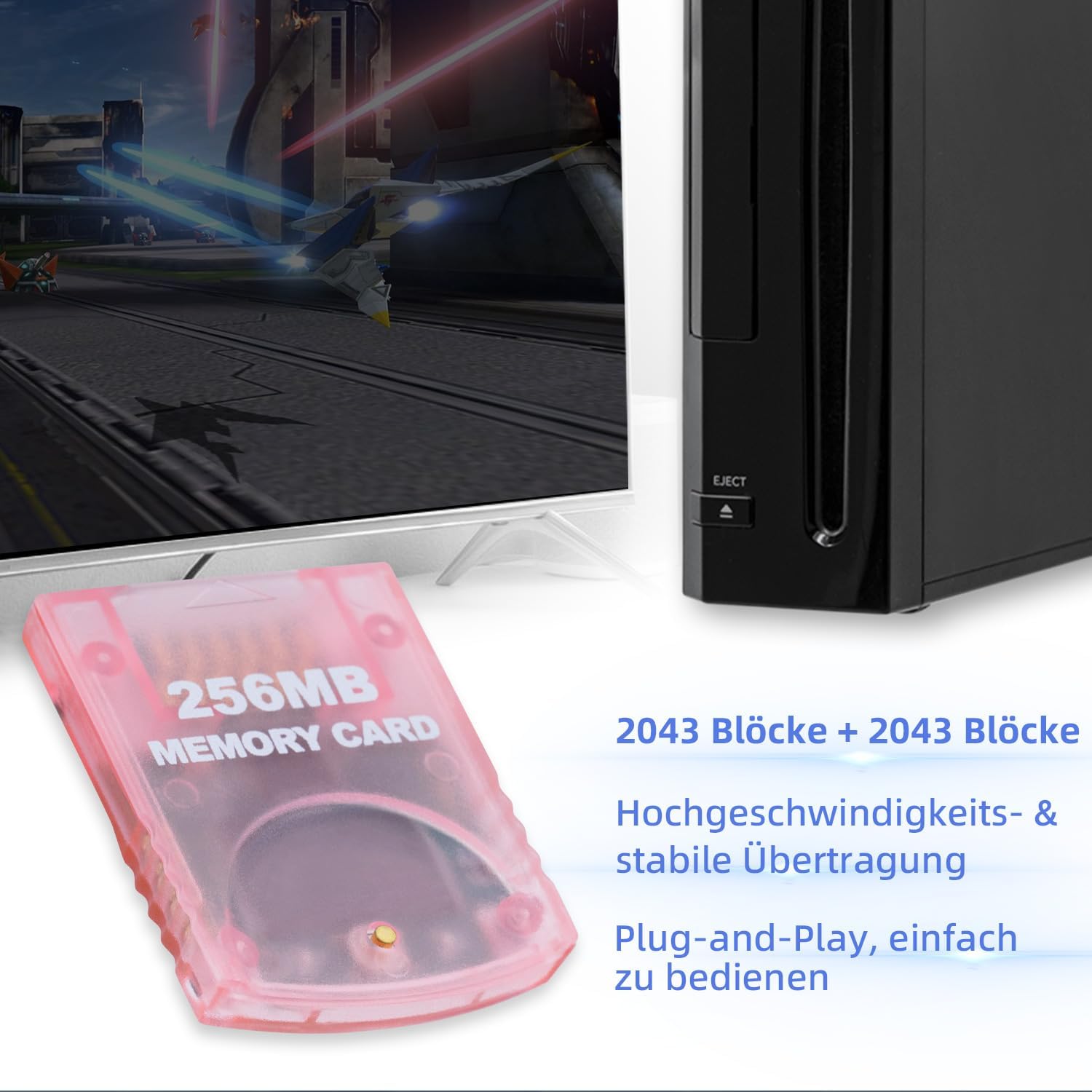 Thumbnail 4 de Mcbazel Gaming-Speicherkarte für Wii 256 MB