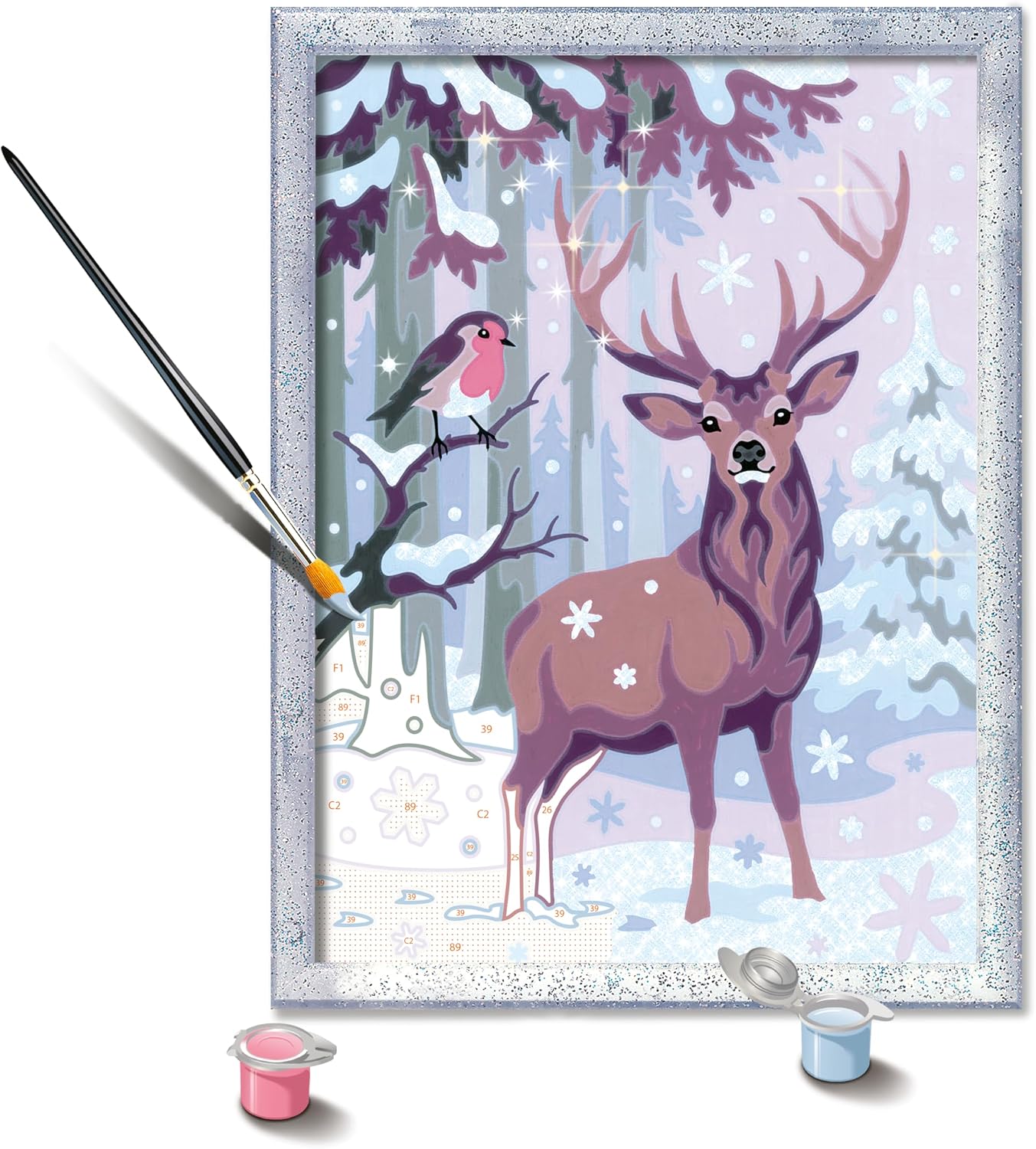 Detalle 2 de Ravensburger CreArt Kids, peinture par numéros 18x24 cm