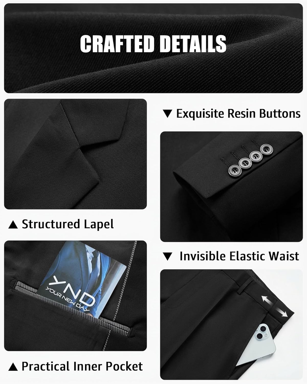 Thumbnail 3 de YND 3-Piece Slim Fit Suit 👔