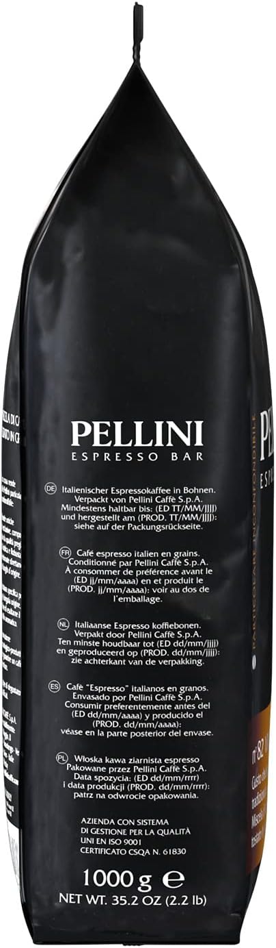Detalle de Pellini N.82 Vivace ☕ Café en Grano para Espresso 1 kg
