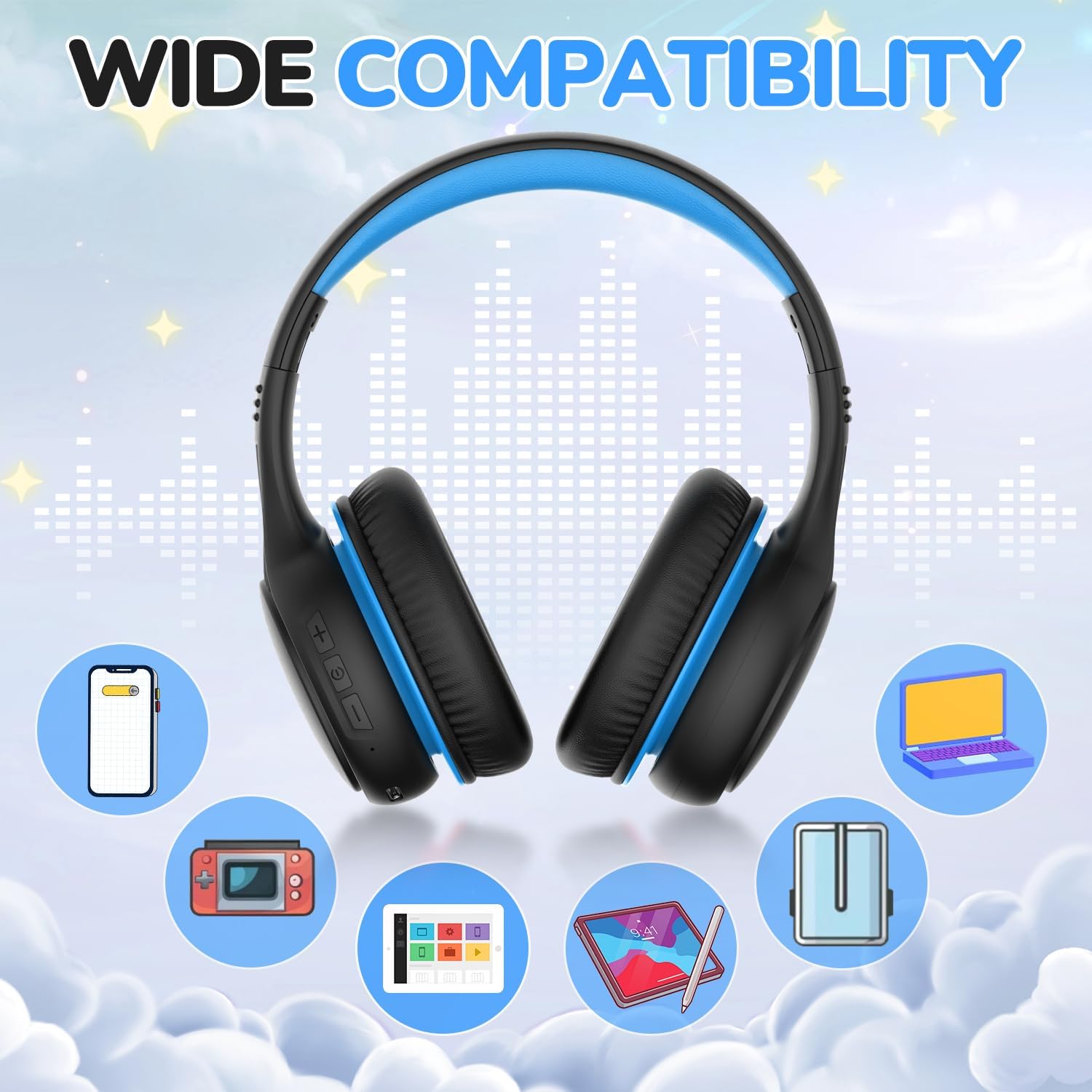 Thumbnail 6 de JoySpark Kids Bluetooth Headphones 60 Hours
