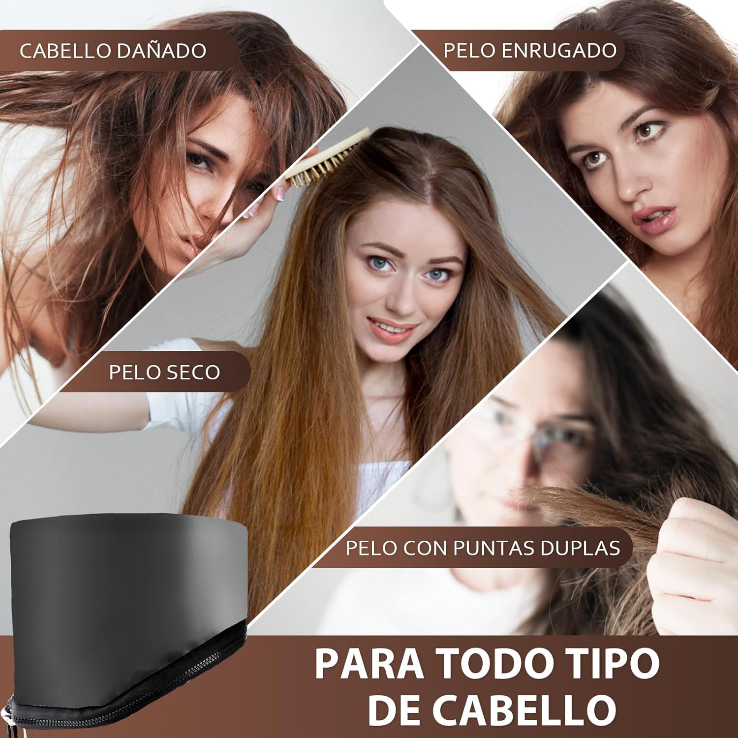 Thumbnail 6 de Biutee Gorro térmico para peluquería 37–80 °C