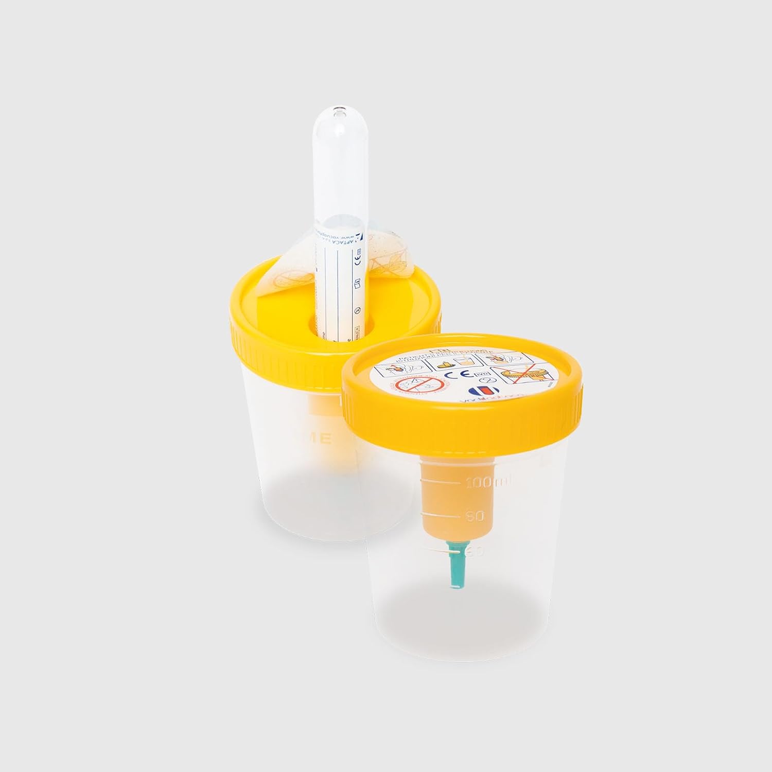 Detalle 1 de MY DOCT LA BRIANTINA urinecontainer 120 ml met vacuümafname