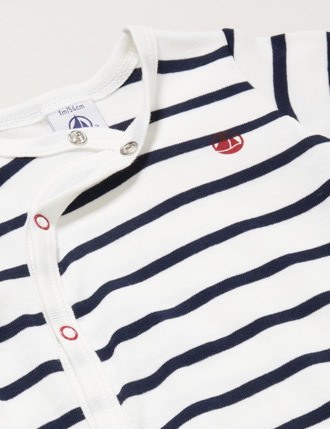 Thumbnail 1 de Petit Bateau A08ay pigiama dormi Bene unisex per bimbi 0-24 mesi (confezione da 1) - Marshmallow/Smoking