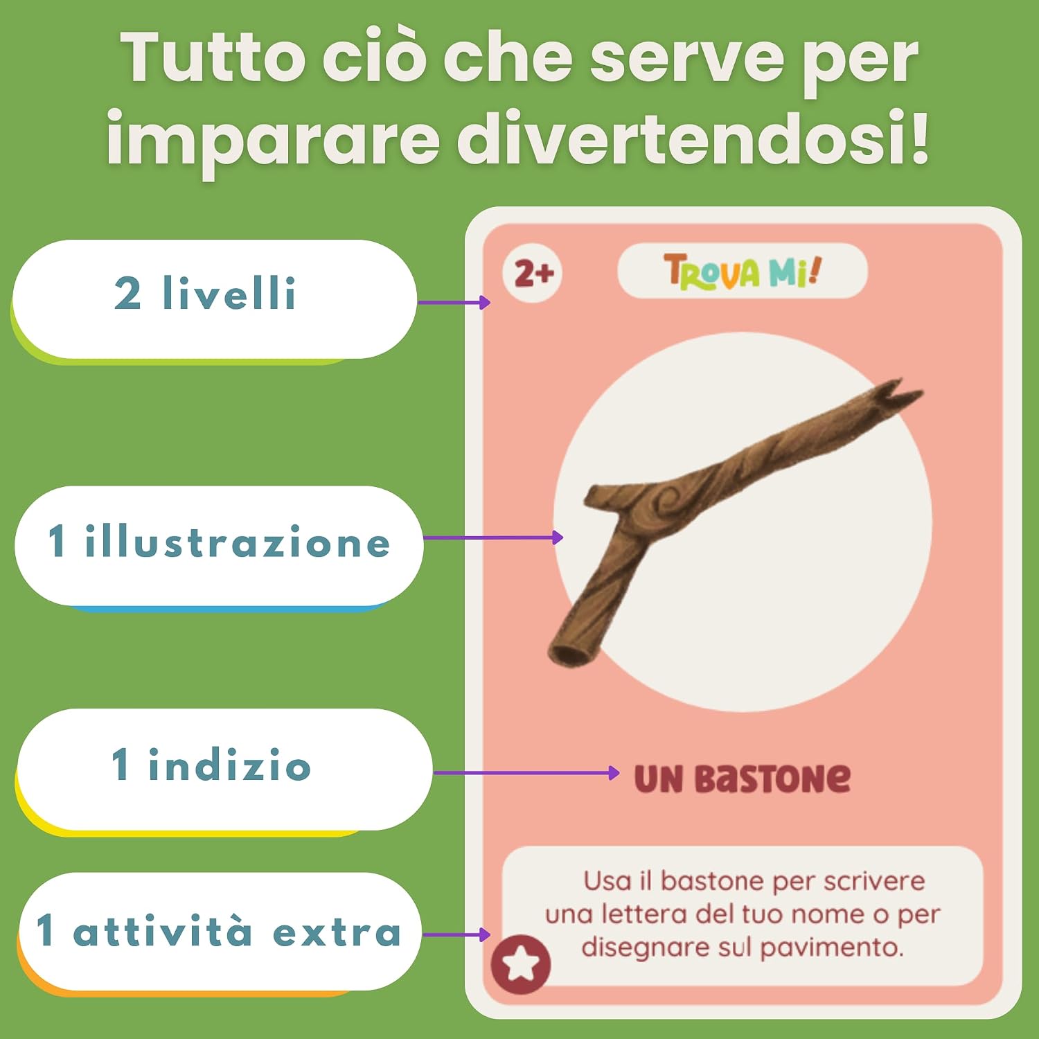Detalle 1 de Trova-Mi! All'Aria Aperta gioco educativo