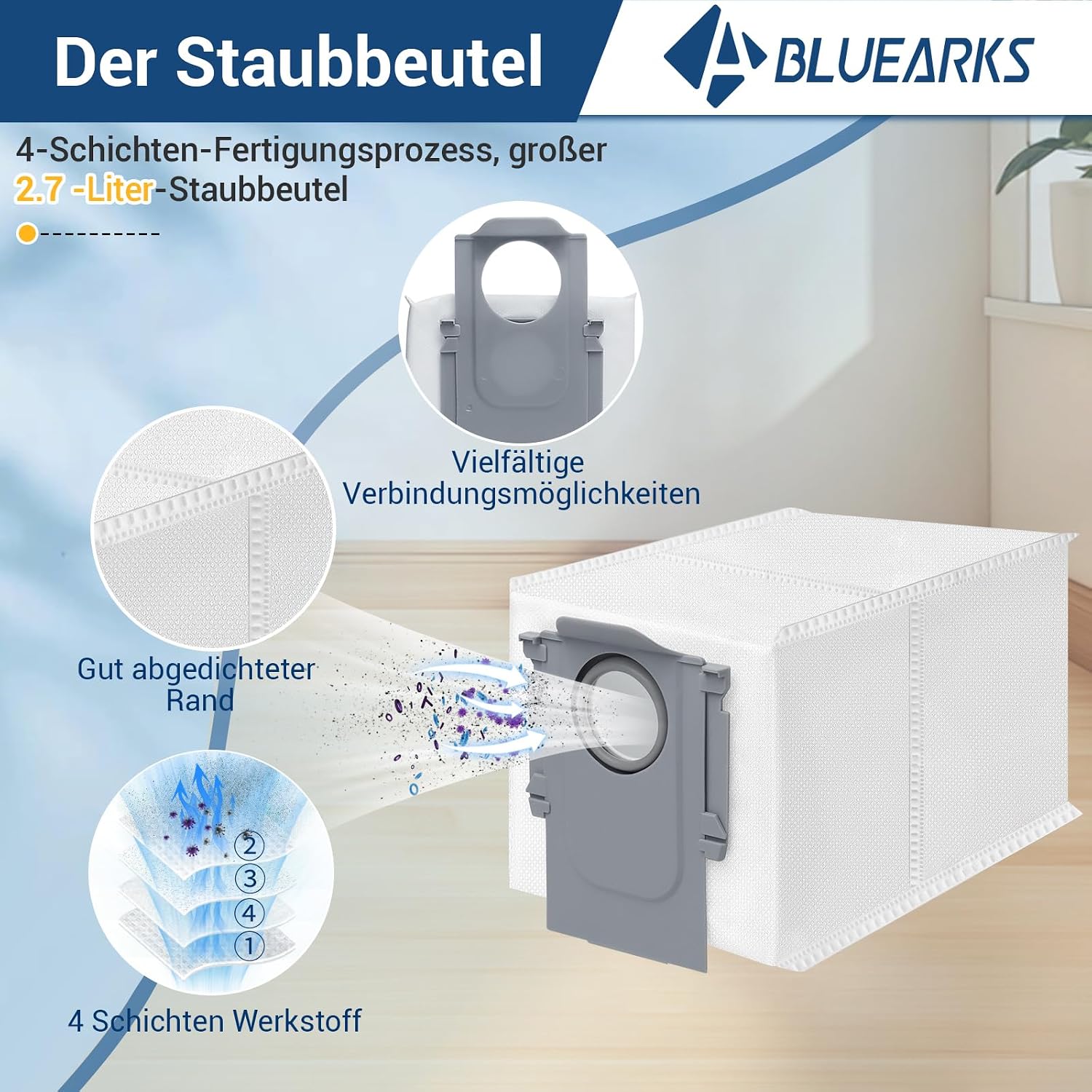 Thumbnail 5 de Bluearks 29-teiliges Zubehör für Roborock S8 Max 🧹