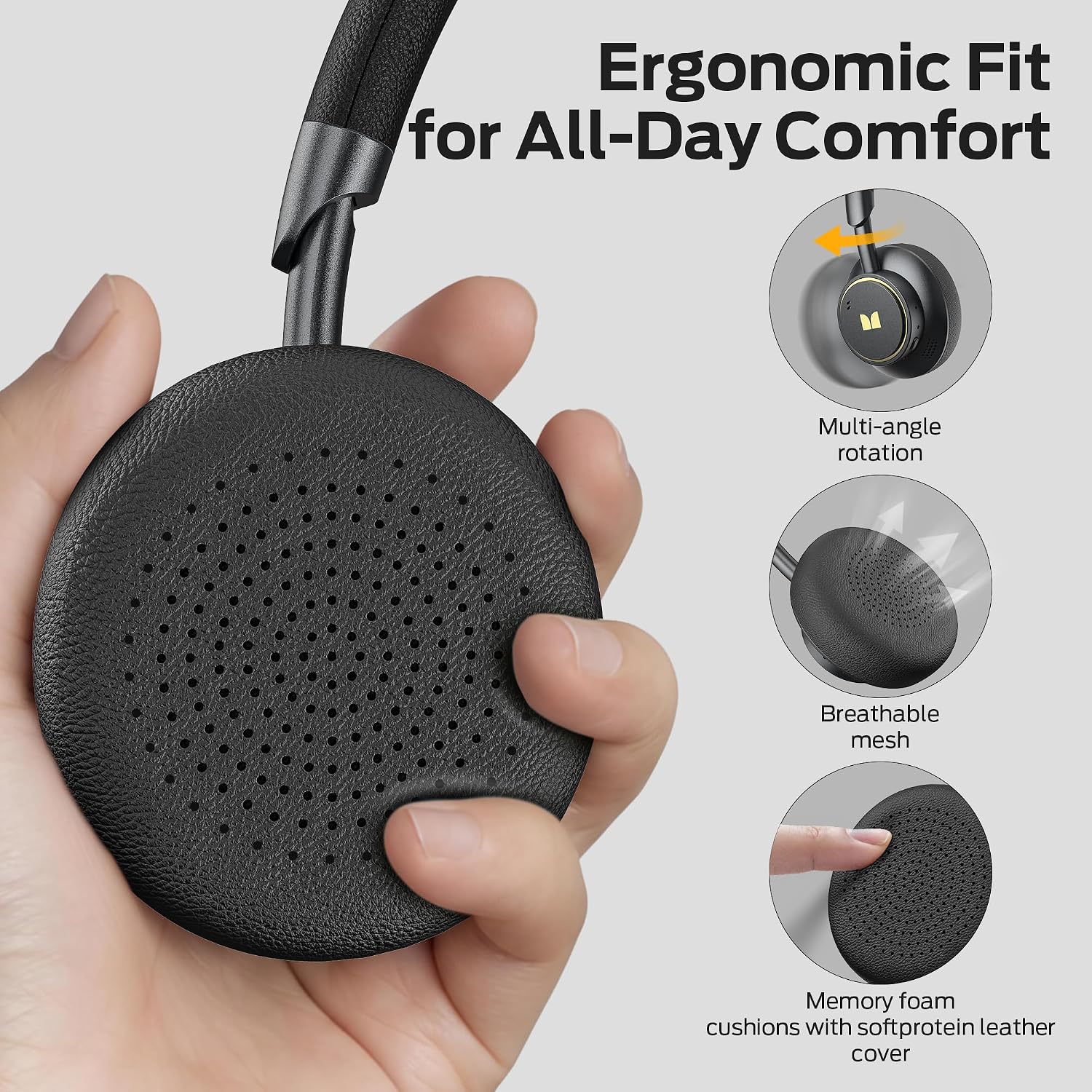 Detalle de Monster over-ear headphones, Bluetooth 6.0
