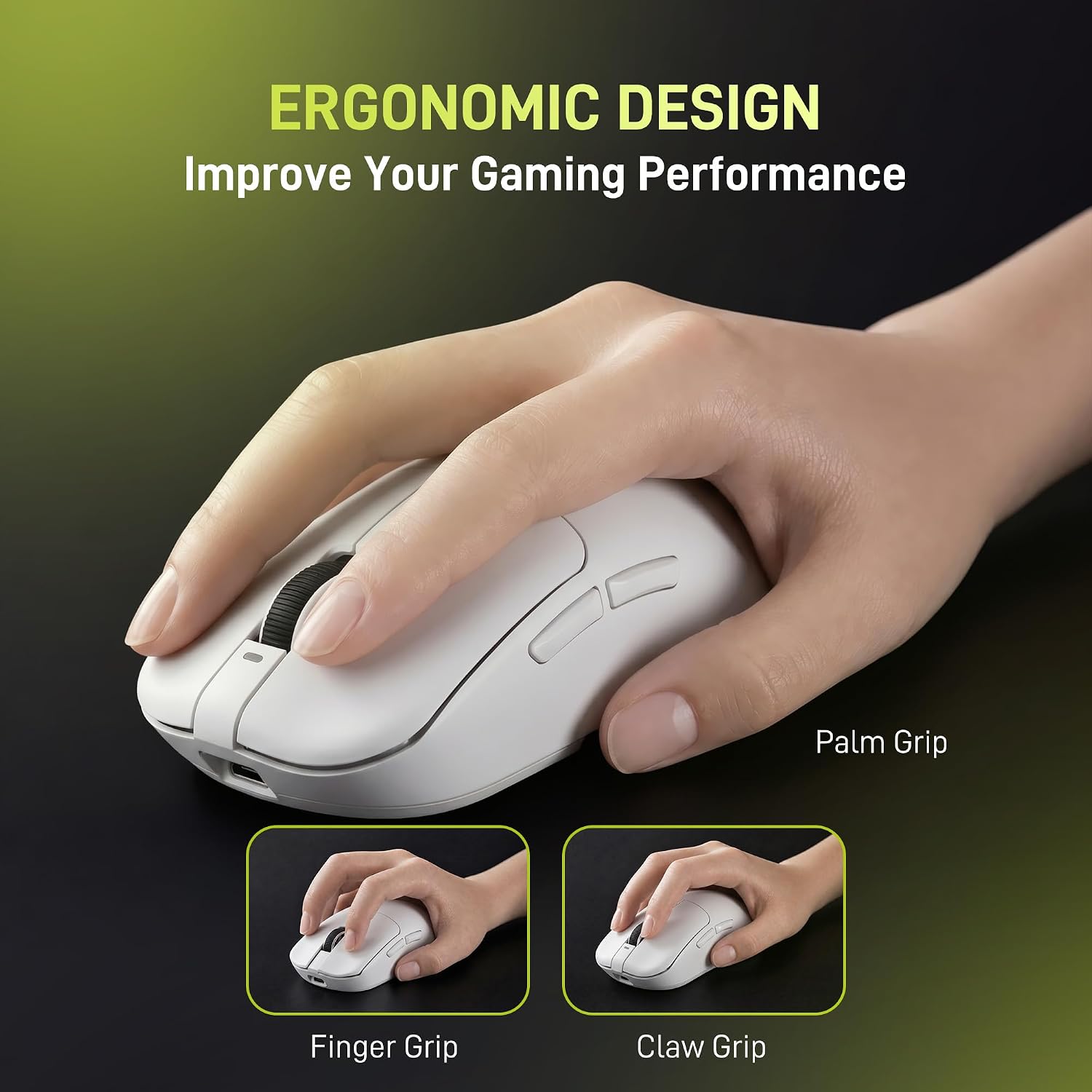 Thumbnail 5 de VGN Dragonfly F1 Pro Wireless Gaming Mouse (49g, PAW3395, up to 26K DPI) — White