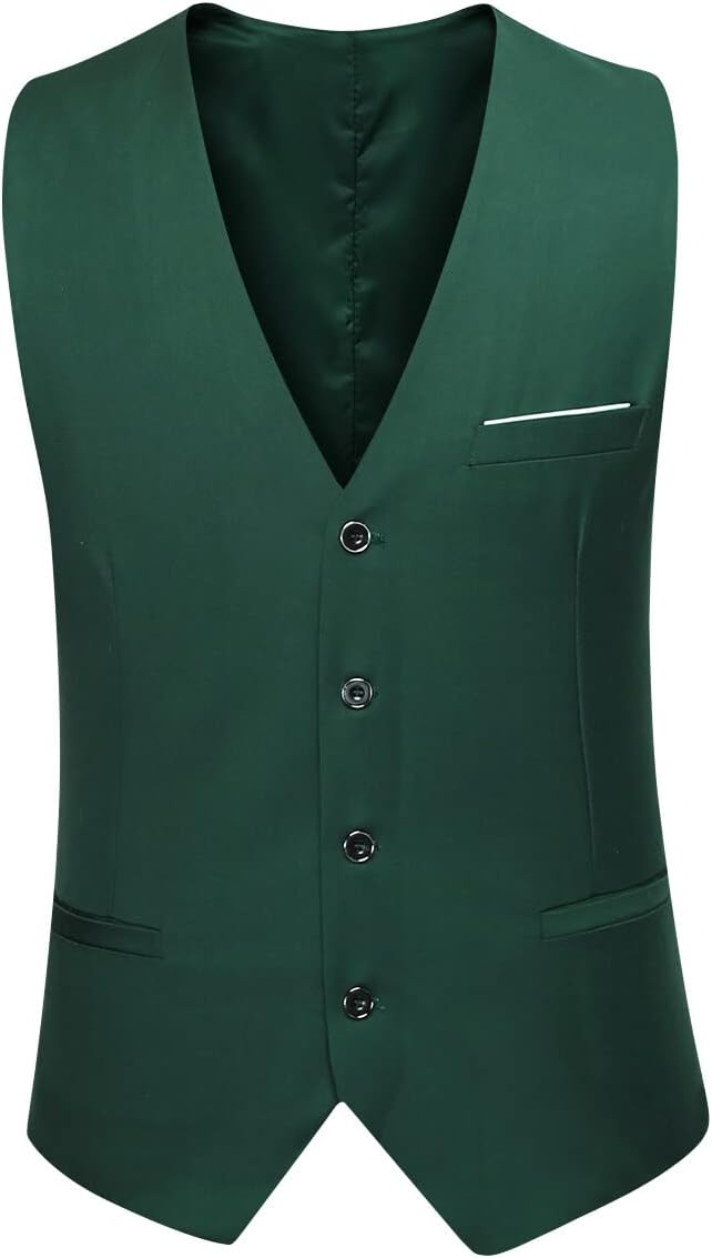 Thumbnail 3 de Costume homme 3 pièces Slim Fit YOUTHUP : veste à double revers, gilet et pantalon deux boutons