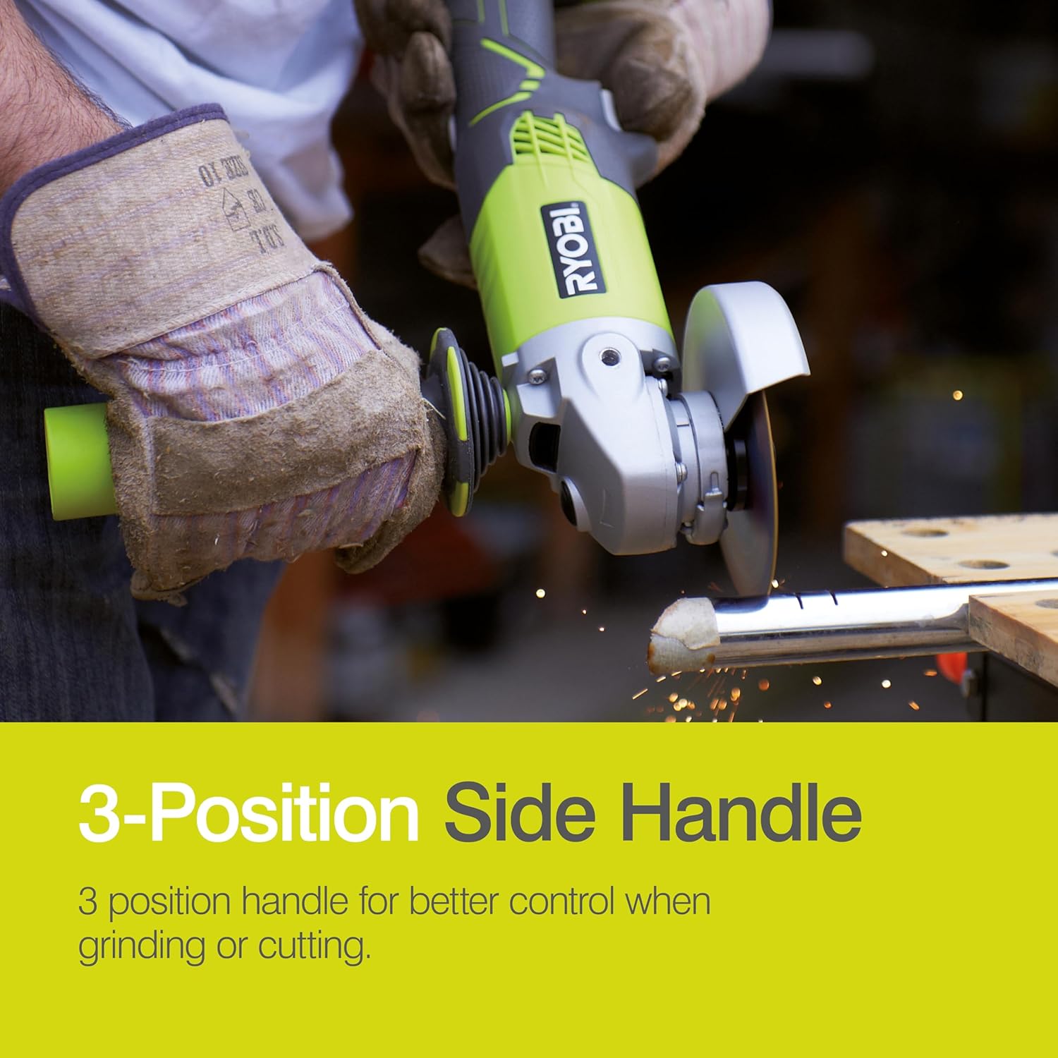 Detalle de Ryobi R18AG-0 18V ONE+ Angle Grinder (Battery & Charger Excluded)