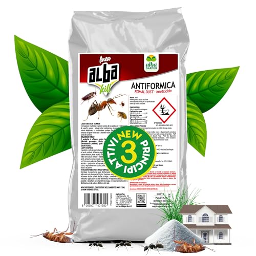 Detalle de Albagarden Esca Formiche: Polvere repellente per esterni, casa e giardino