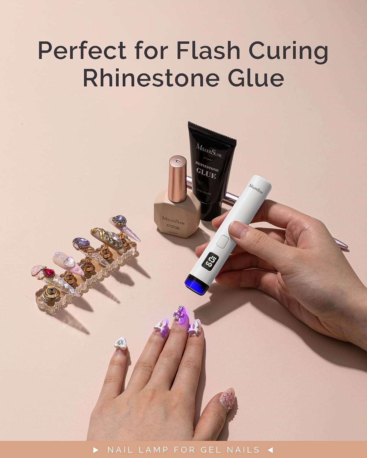 Thumbnail 6 de MelodySusie P-Art01R 450 mAh UV Nail Lamp ๐