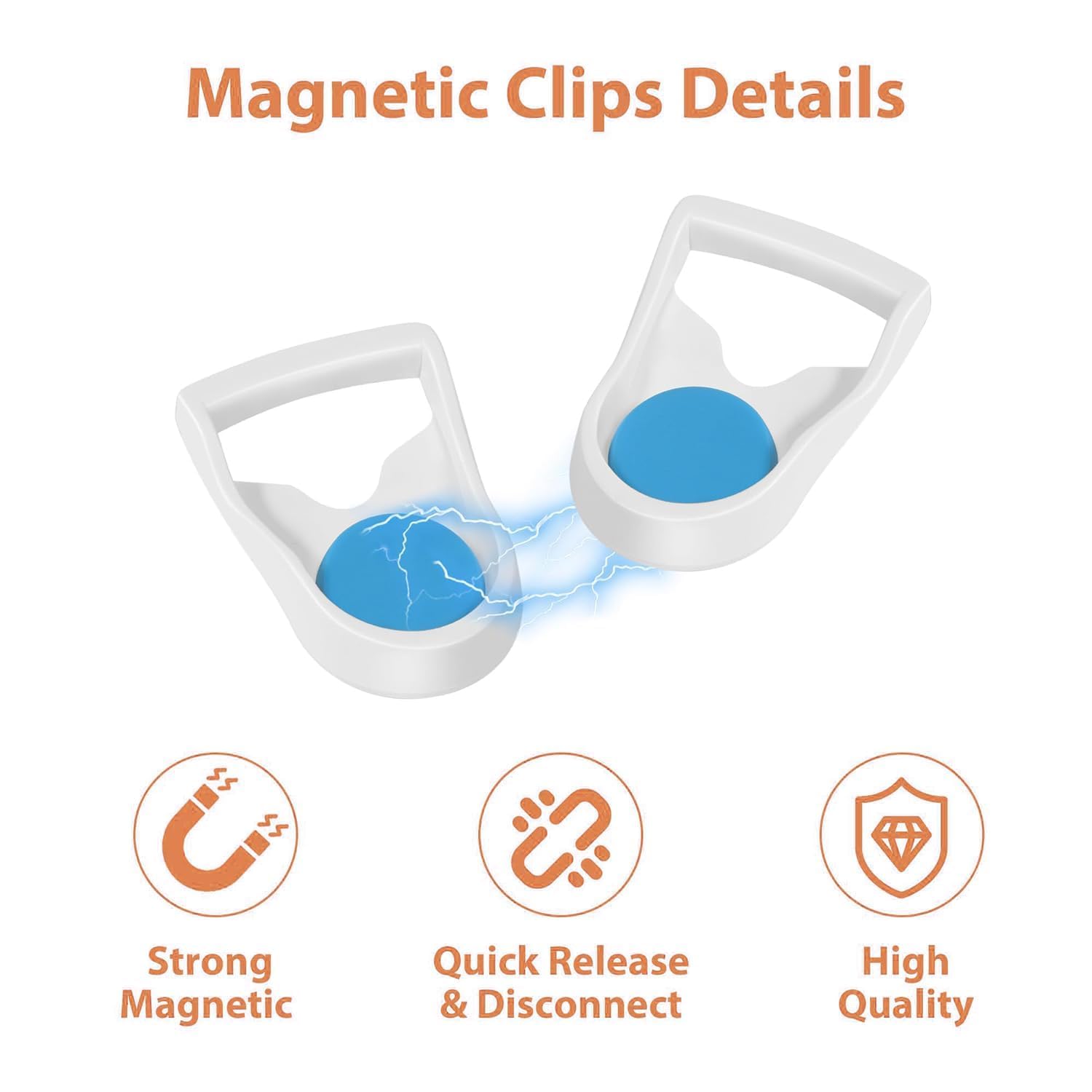 Thumbnail 2 de Magnetische Kopfbandclips für F20 F30 N20 (1 Paar) – kompatibel, stark magnetisch