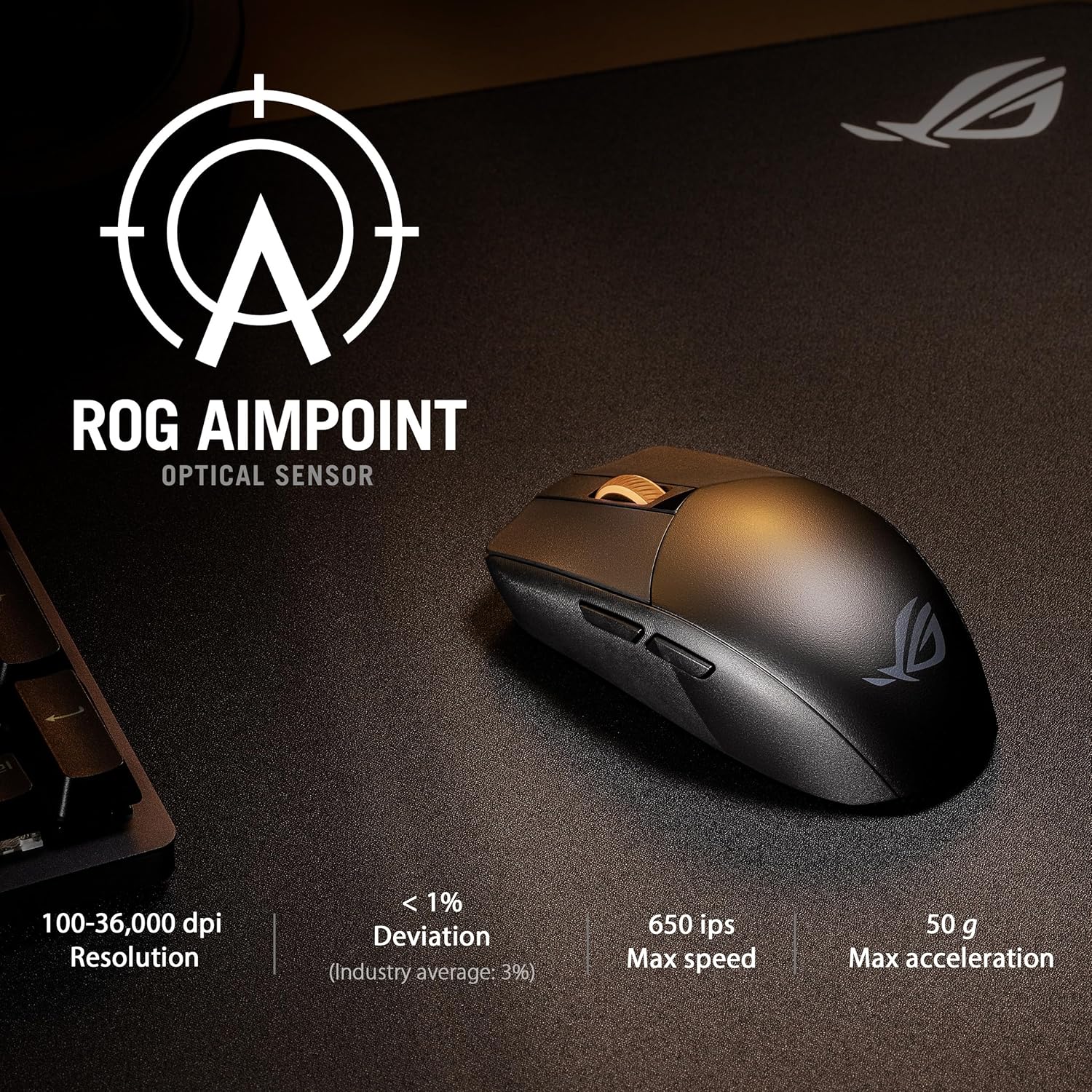 Thumbnail 3 de ASUS ROG Strix Impact III Wireless 57g Gaming Mouse