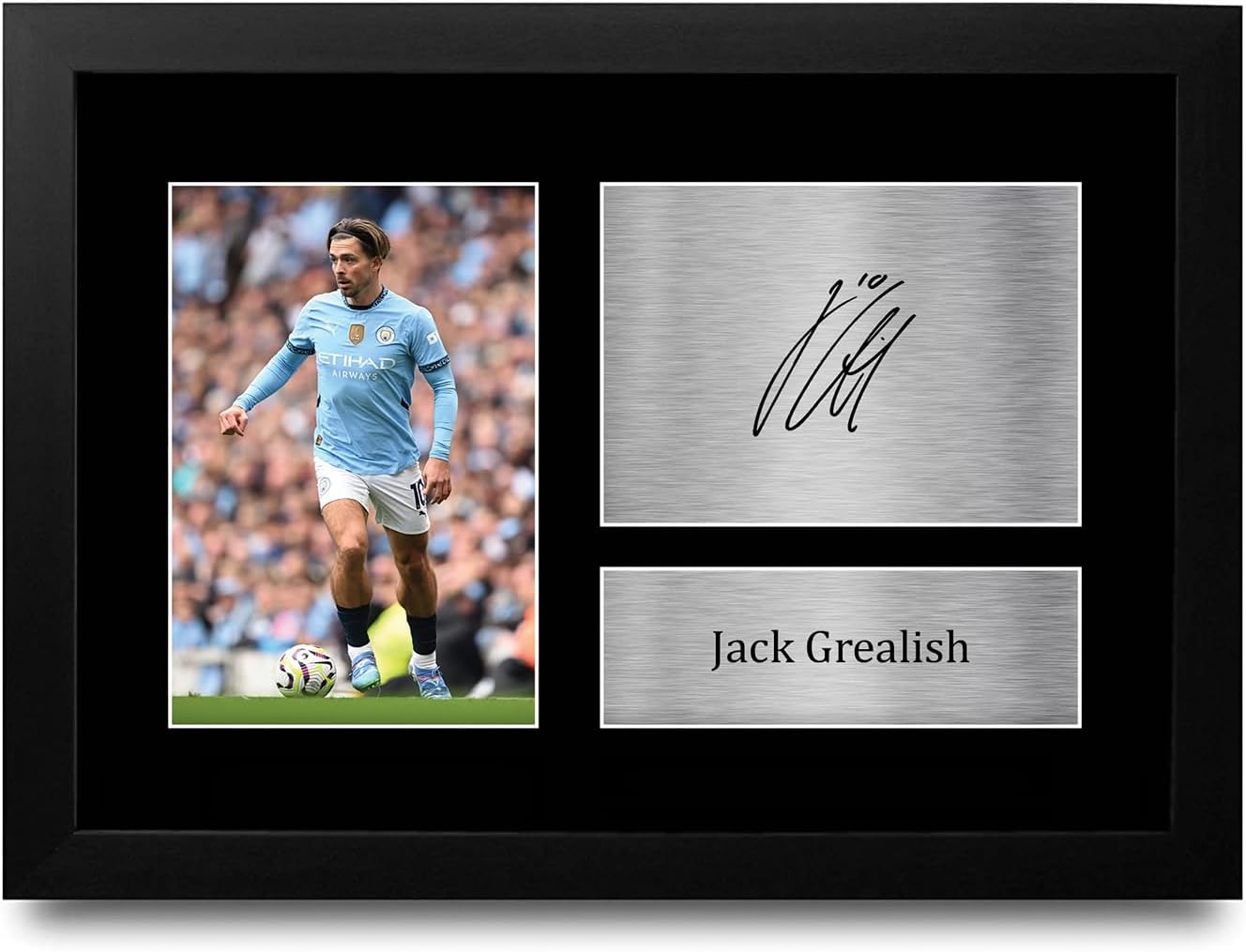 Thumbnail 5 de HWC Trading Jack Grealish A4 Signed Picture 📷