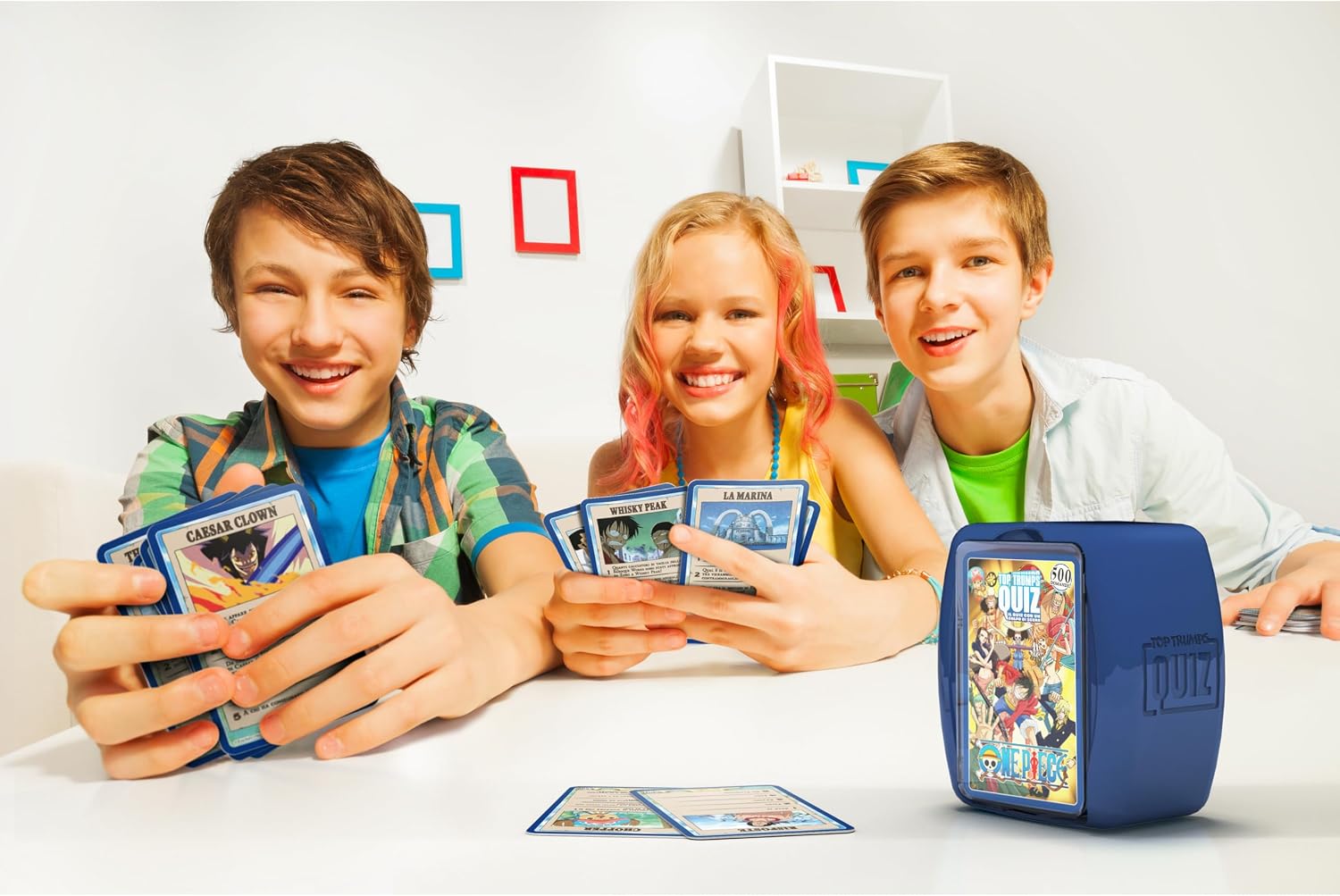 Detalle de Top Trumps One Piece: Quiz di curiosità — Gioco di carte quiz per viaggi e serate familiari