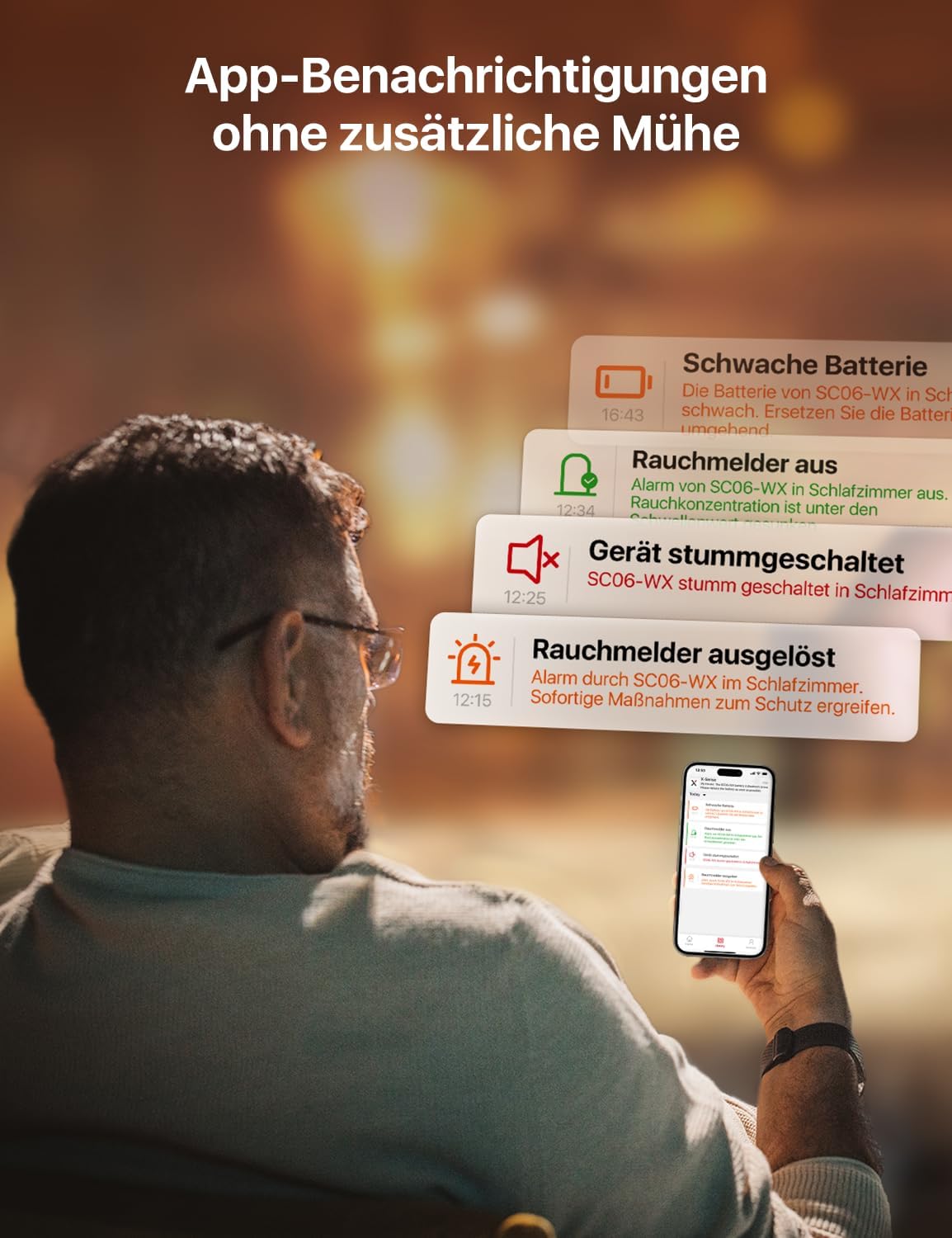 Thumbnail 4 de X-Sense SC06-WX Rauchmelder mit WLAN