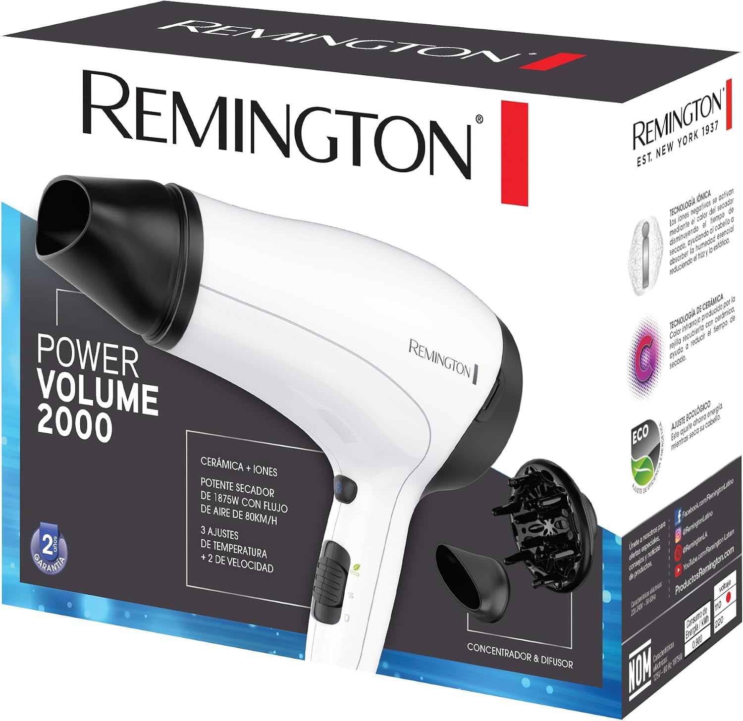 Thumbnail 5 de Remington D3015 sèche-cheveux 2000W