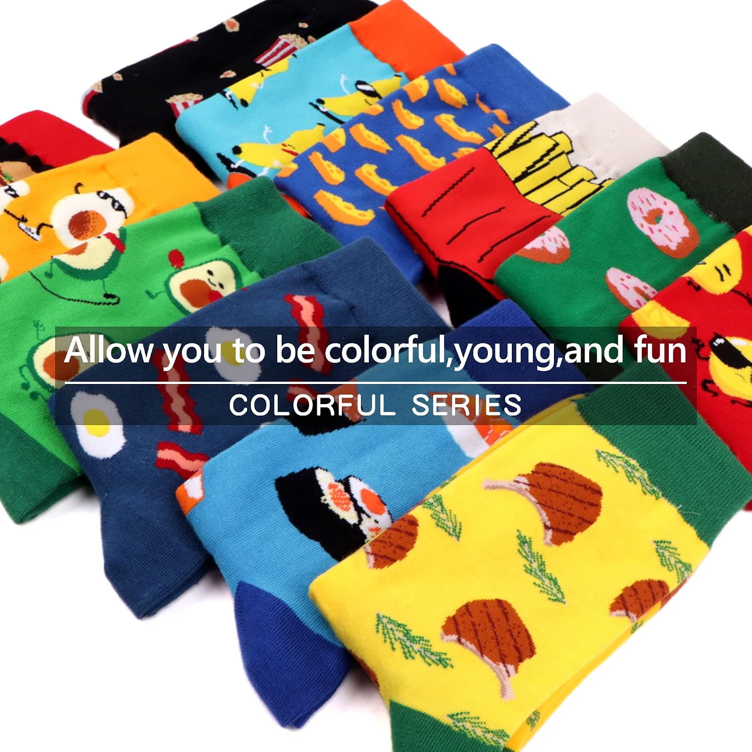 Thumbnail 3 de WeciBor 12 Paar bunte Socken