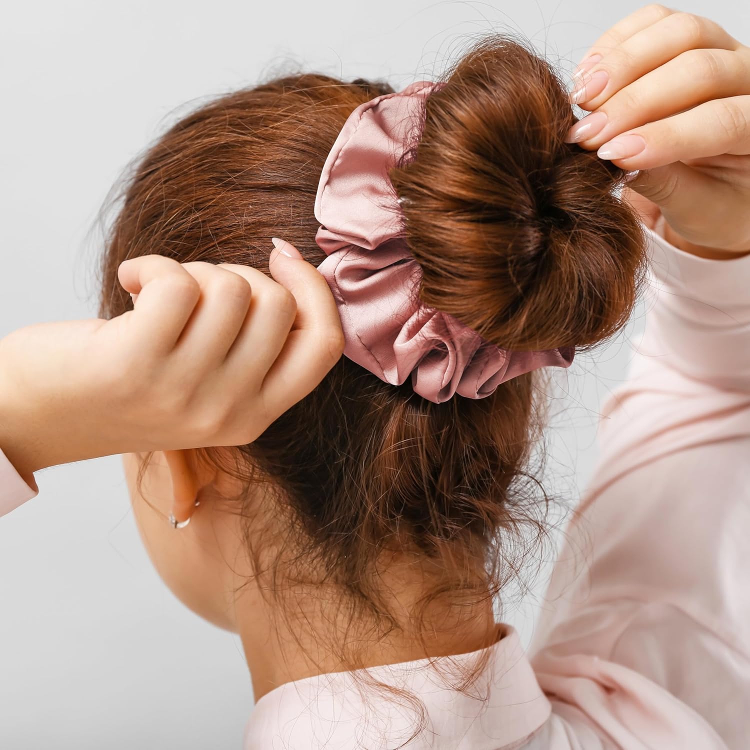 Detalle 1 de Townssilk fascia capelli in seta 22 momme