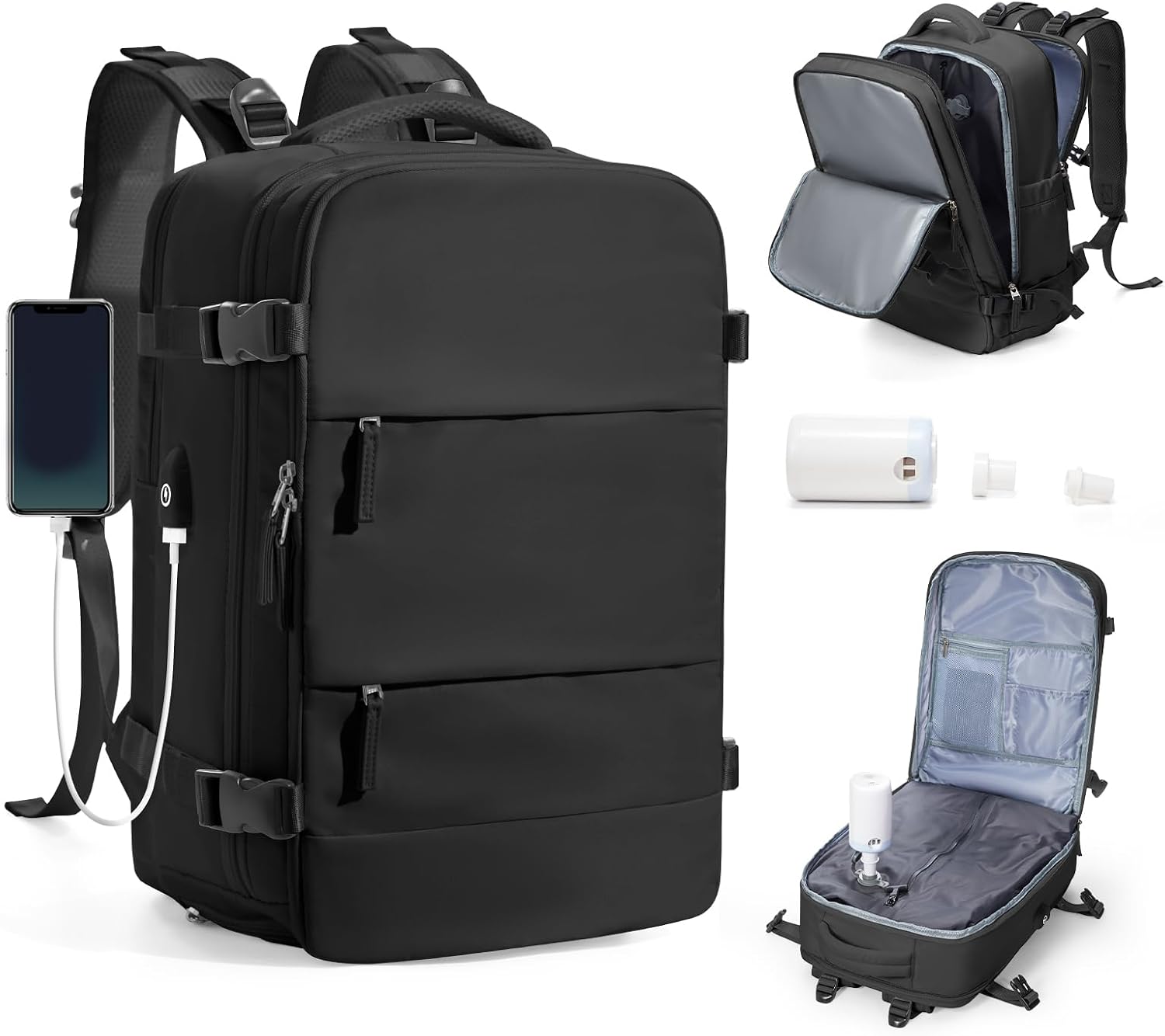 Detalle de Vacuum Backpack Travel Bag 40x30x20