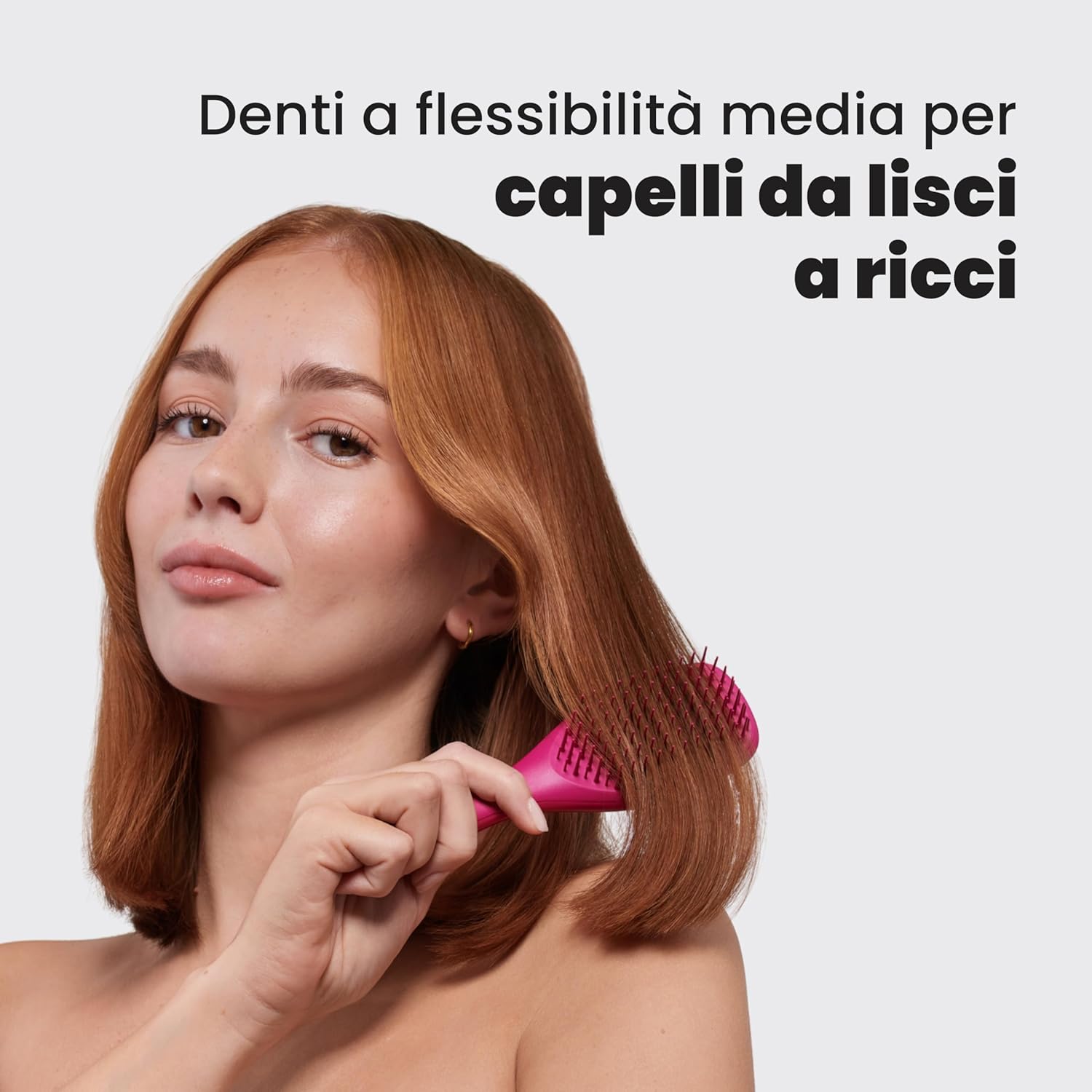 Thumbnail 3 de Tangle Teezer Mini Ultimate Detangler Magenta: Spazzola districante portatile per capelli bagnati e asciutti