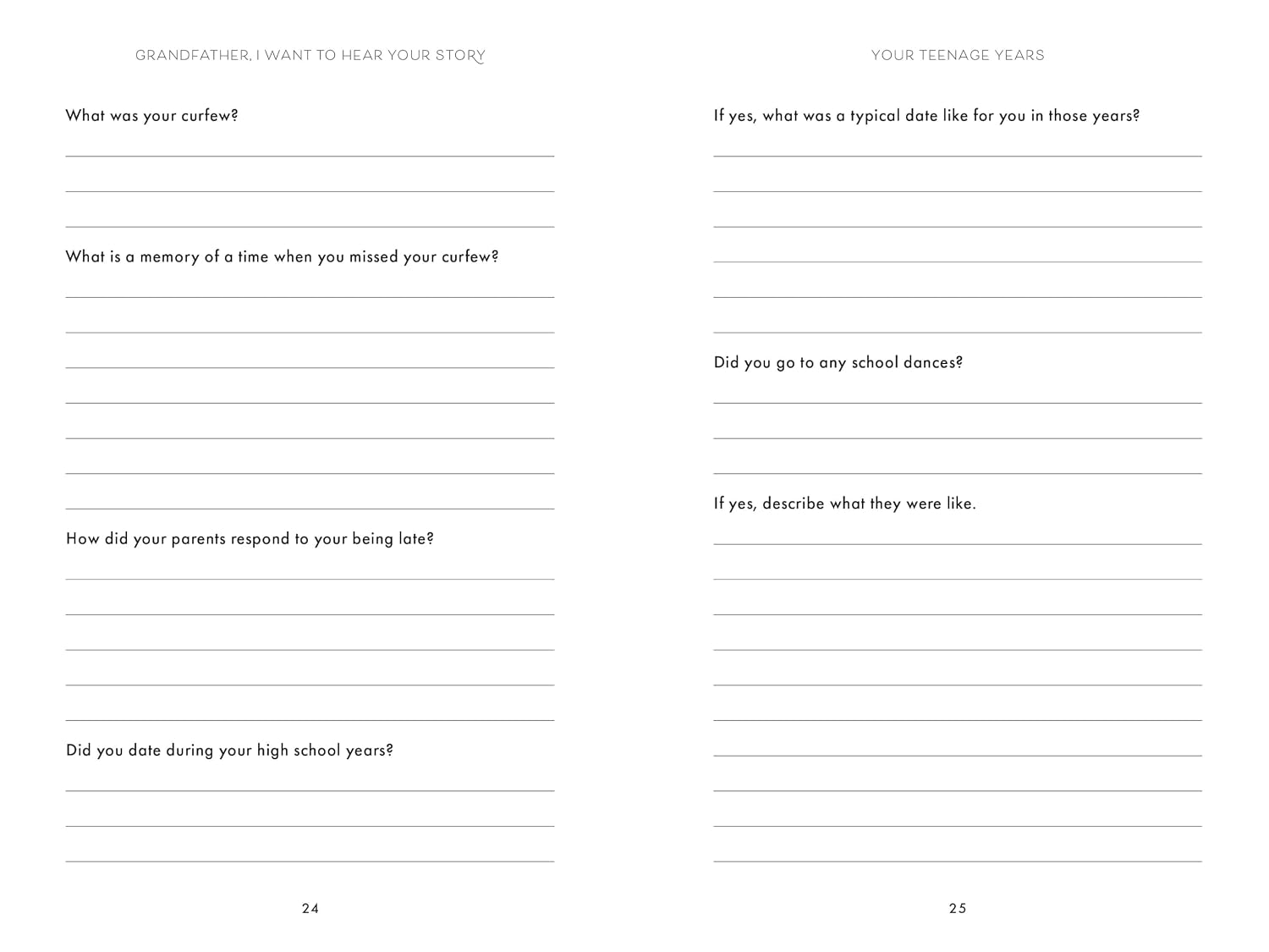Detalle 1 de Grandfather, I Want to Hear Your Story (Expanded Edition): Guided Journal