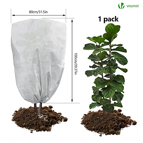 Thumbnail 2 de VOUNOT® Funda para plantas 80×100 cm