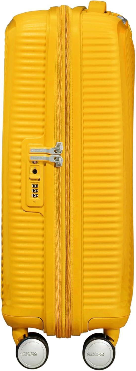 Detalle de American Tourister Soundbox - Valise Spinner S Extensible 55 cm, Jaune