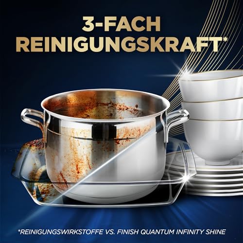 Detalle de Finish Ultimate Plus Infinity Shine Spülmaschinentabs – 73 Caps