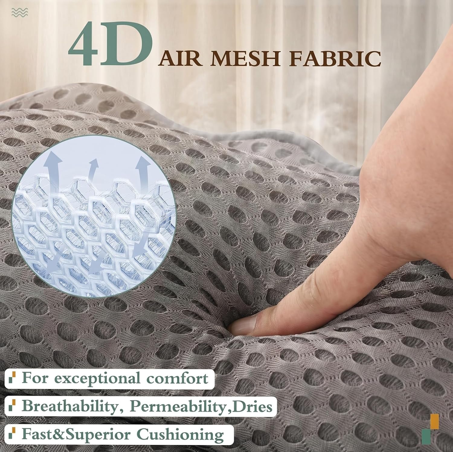 Detalle 2 de RUVINCE Ergonomic bath pillow with 6 suction cups